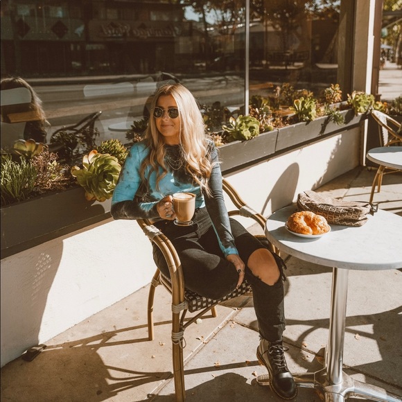 Privacy Please Tops - Privacy Please tie-dye crop